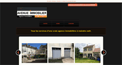 Desktop Screenshot of immobilierlowcostavenue.com