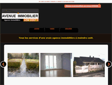 Tablet Screenshot of immobilierlowcostavenue.com